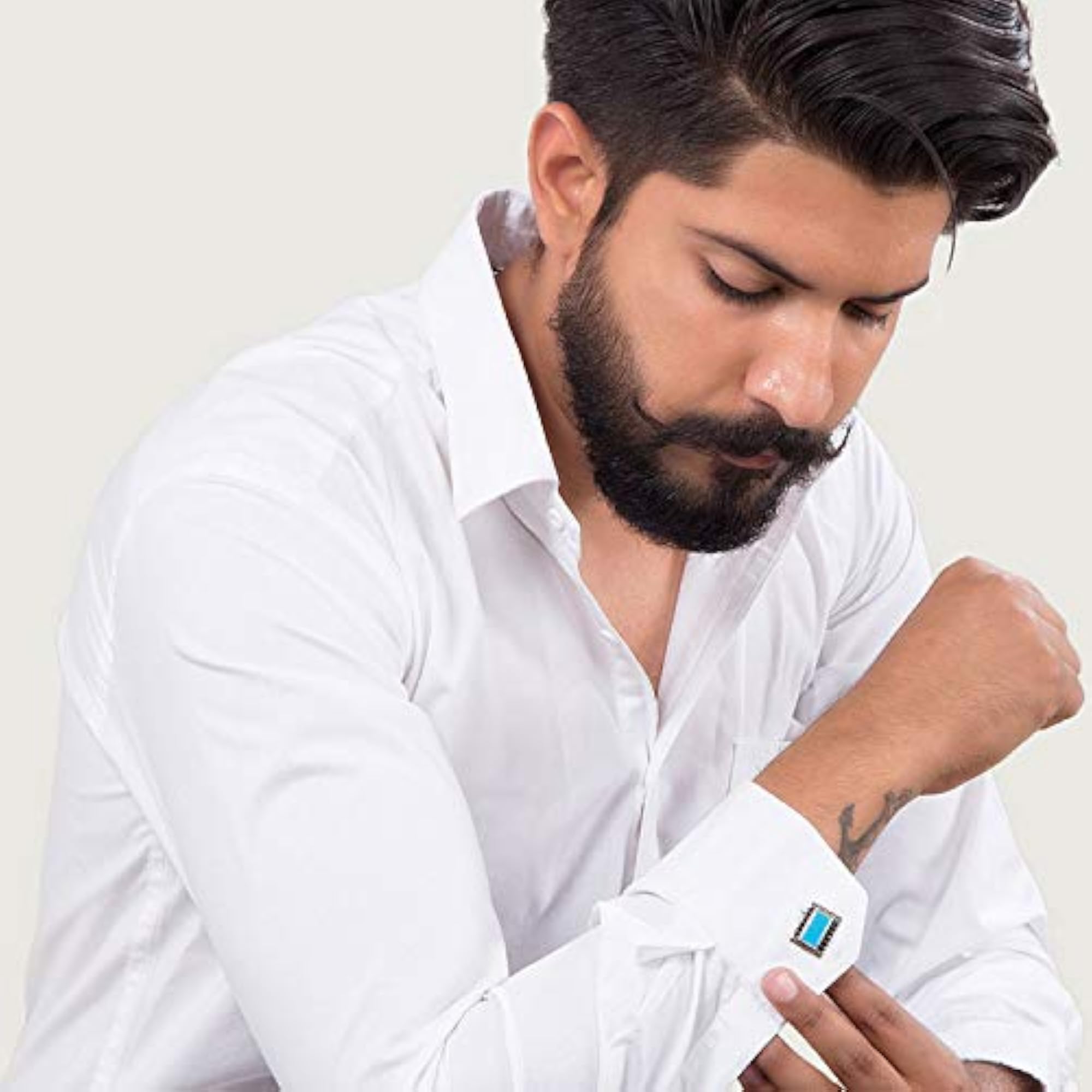 Dare Milestone Cufflinks in Plating